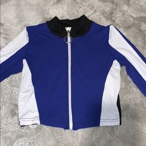 Zipper long sleeve shirt